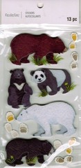 Bears, 3D scrapbook stickers, 4×7″ – Recollections #668405