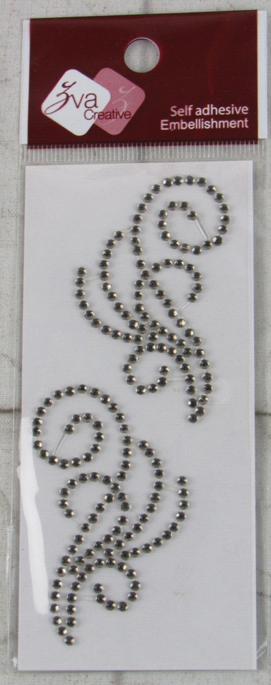 Zva Creative Crystal Sticker, Smoke Flourishes CRW-05CB-148