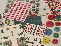 Vintage Scrapbooking Stickers Assorted Holiday Christmas Love Boys Footprint New