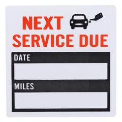 150pcs Oil Change Service Reminder Stickers for Car Truck Van SUV Windshield