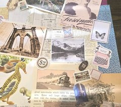 Lot Junk Journal Paper Stickers Tickets Tags Labels Ephemera Vintage Post Cards