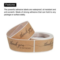 1 Roll Stickers 1×3 Inch Adhesive Rectangle Gift Seal Labels 120 Count Roll
