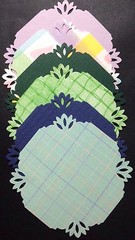 BLOSSOM JOURNALING & BACKGOUND Printed Die-Cut(6pc)2.5″X 2.5″ Squares •Floral••