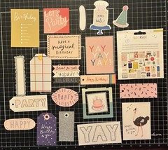 Crate Paper HOORAY! 6×8 Paper, Ephemera, 6×12 Stickers, Thickers, Puffy PARTIALS