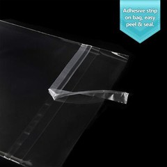 100pcs Clear Bags Sleeves for 11×14 Picture Mat Matting with Resealable Strips
