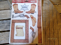 8 Beary Patch Sticker Sheets -Happy Trails x 4 / Wild West x 4 – 12″ x 8″ Sheets