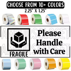 FRAGILE STICKERS 2.25″ ENVELOPE LABELS SEAL THANK YOU Shipping SCRATCH RESISTANT