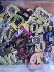 *Bulk* Alphabet Letters And Numbers For Scrapbooking, Posters, D.I.Y, Projects