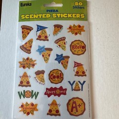 TREND PIZZA SCENTED Stickers 80 CT Teacher Reward Party Favor 650934 by Eureka