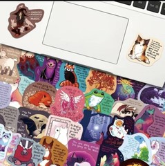 10pcs Inspirational Quotes Vinyl Decal Stickers. Scrapbooking Journaling