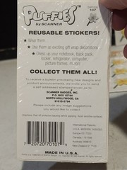 4 PACKS- VINTAGE SCANNER PUFFY DAFFODILS DIMENSIONAL STICKERS NEW SEALED