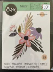 Sizzix Stamping Metal Die THINLITS – BOHEMIAN FLORALS – #665881