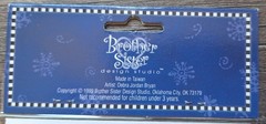 Cozy Little Christmas Stickers Snowflakes Vtg 1999 Brother Sister Designs