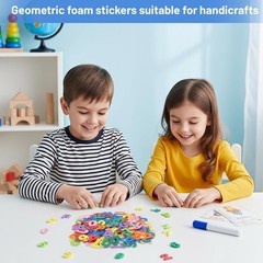 260PCS Numbers Foam Stickers, Letter Stickers for Crafts