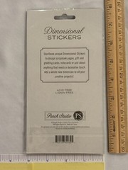 New Punch Studio Wedding Dimensional Stickers ~ Acid & Lignin Free