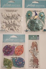JOLEE’S BOUTIQUE K&Co Lot Of 11 Dimensional Scrapbooking Stickers ANIMALS