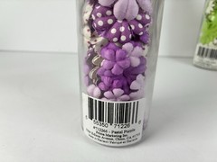 8 Prima Marketing Paper Iced Got Flowers? Milk bottles Craft/Scrapbook