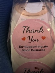 Thank You stickers 3,000 Stickers, Multi Color And Design. New Sealed