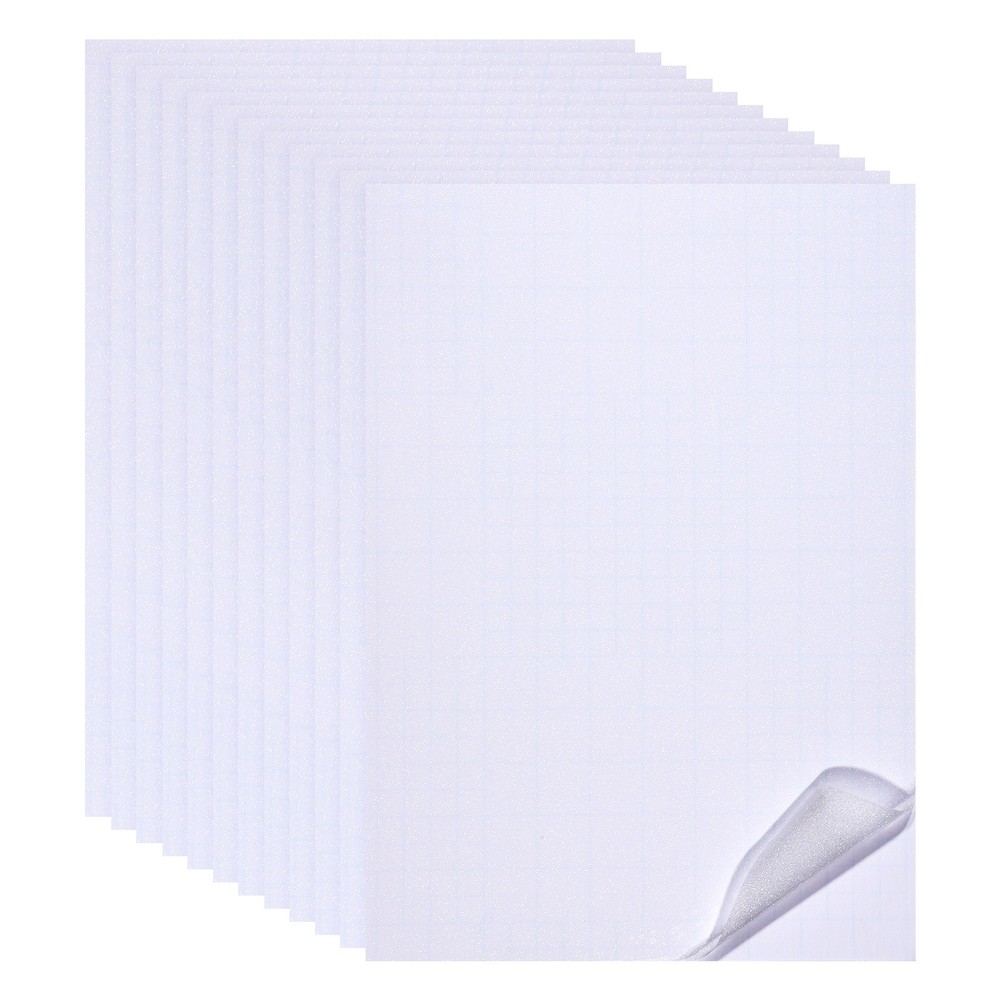 12x8in Holographic Laminate Sheets 12Pcs Sticker Paper Glitter Effect