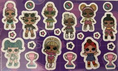 L.O.L DOLL SURPRISE Prismatic/Glitter Sticker Set(150pc)Girlfriends•Glam Squad•