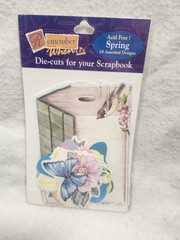 Spring Scrabooking Die Cuts 18 – NEW Bird House Butterfly Flowers FREE SHIPPING