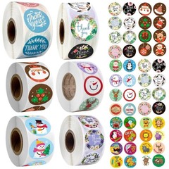 1.0″/1.5″ Thank You Stickers Rolls For Baking Packaging Envelope Small Business