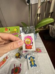 Vintage 1977 IMPERIAL Animal Wiggle Eye STICKATOONS 21 stickers RARE NEW+Box