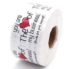Thanks for Your Support Stickers,Cute You are You Are the Heart of My Business