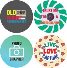 I am a Photographer Stickers (20 Sets X 16 Designs)