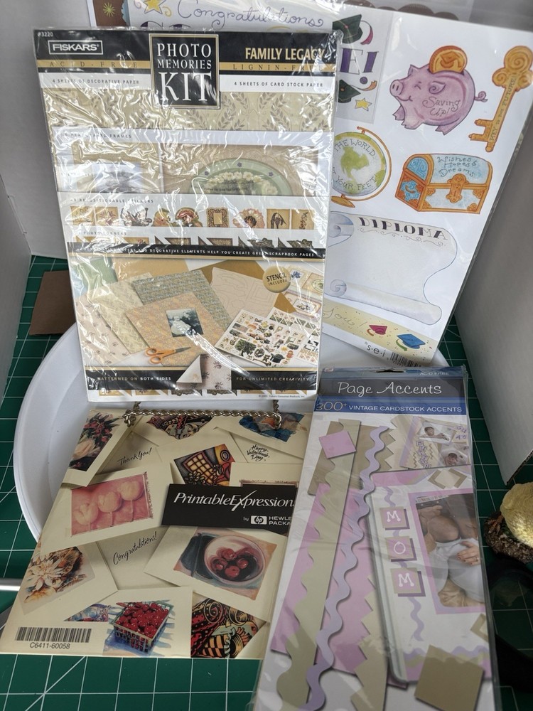 scrapbooking supplies huge lot