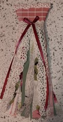 Lot Of 3 Handmade Dresses For Junk Journals scrapbooks shadow boxes Ornaments