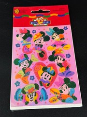 Minnie Mouse Vintage Stickers NIP Sandy Lion Mother Of Pearl Opal Iridescent