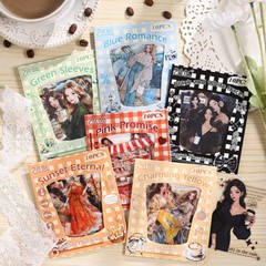 Fashion Lady Girl Transparent Stickers Journal Diary Collage Scrapbooking Crafts