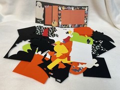 Provo Craft ASSORTED HALLOWEEN THEMED Die Cut Scrapbook Craft Pack Set 60