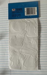 Vintage Disney Monogram Products Puffy Stickers Mickey Goofy Pluto Sealed