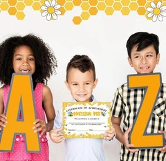 100 Pcs Spelling Bee Achievement Award Certificates 11×8” Recognition 4 Ripped