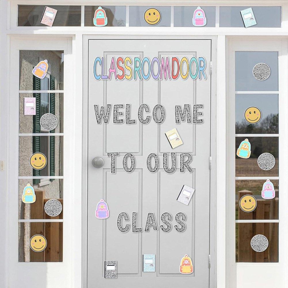 75 Pcs Welcome Classroom Stickers Back to School Supplies,Cute