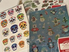 Vintage Scrapbooking Stickers Assorted Holiday Christmas Love Boys Footprint New