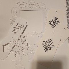 Teresa Collins MR & MRS Wedding Scrapbook Flocked Cover & More **READ**