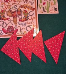 Cowboy Themed Sticker Lot Western Scrapbook Bandana Corners