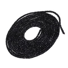 5 Yard 6mm Glitter Sequins Rope Rhinestone Cord Black for DIY Clothing