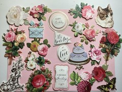 Anna Griffin Misc Embellishment Stickers 20 Pieces