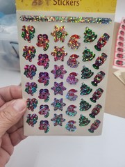 Vintage Christmas Sparkle Stickers TREND Enterprises Sensational