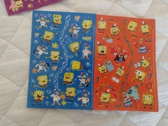 Vtg Y2k Lot of 9 SpongeBob Square Pants Sticker Sheets Patrick Star New