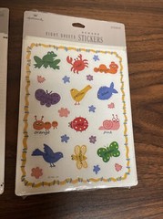 Vintage Hallmark Stickers Kids Children RARE Lot Of 2 Packs 16 Sheets Total NEW