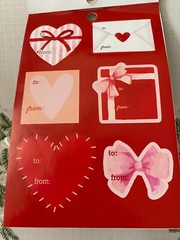 RECOLLECTIONS VALENTINE’S DAY STICKER BOOK 268 PC STICKERS 12 SHEETS ROMANCE