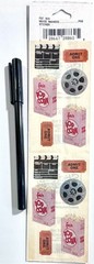 Movies Frances Meyer Stickers Scrapbooking Card Journal Planner FMI