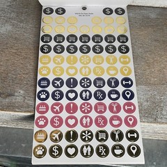 The Paper Studio Floral Planner Stickers Petals + Blooms 8 Sheets, 339 pcs New