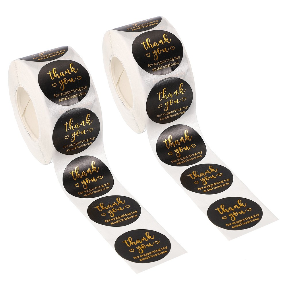 1000Pcs 1″ Thank You Stickers Roll Style6