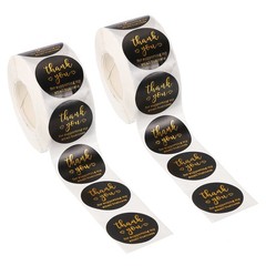 1000Pcs 1″ Thank You Stickers Roll Style6